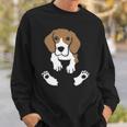 Beagle Dog In The Pocket Cute Pocket Beagle Sweatshirt Gifts for Him