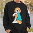 Beagle I Love Mom Apparel Dog Mom Womens Sweatshirt Gifts for Him