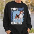 Beagle Quote Dog Owner This Boy Loves Beagles Sweatshirt Gifts for Him