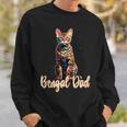 Bengal Katzen-Papa Cat Dad Daddy Father Haustiere Familie Sweatshirt Geschenke für Ihn