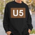 Berlin U-Bahn Line U5 Souvenir S Sweatshirt Geschenke für Ihn