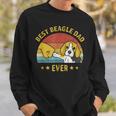 Best Beagle Dad Ever Retro Vintage Puppy Dog Daddy Sweatshirt Geschenke für Ihn