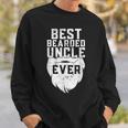 Best Bearded Uncle Ever Father's Day Facial Hair Sweatshirt Gifts for Him