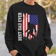Best Dad Ever Bigfoot Big Foot Sasquatch Father's Day Sweatshirt Gifts for Him