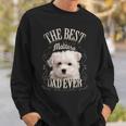 Best Maltese Dad All Maltese Dog Vintage Sweatshirt Gifts for Him