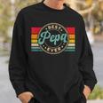 Best Pepa Ever Vintage Retro Father's Day Sweatshirt Gifts for Him