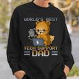 Best Tech Support Dad Father's Day Sweatshirt Gifts for Him