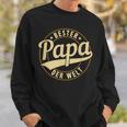 Bester Papa Der Weltatertag Geschenk Sweatshirt Geschenke für Ihn