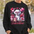 My Bichon Frise Is My Valentine Dogs Lovers Bichon Sweatshirt Gifts for Him