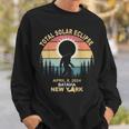 Bigfoot Batavia New York Total Solar Eclipse 2024 Sweatshirt Gifts for Him