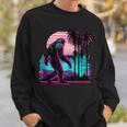 Bigfoot Sasquatch Cool Yeti Vaporwave Sweatshirt Gifts for Him