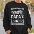 Biker Papa Motorradfahrer Motorrad Sweatshirt Geschenke für Ihn