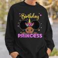 The Birthday Princess Melanin Afro Unicorn Cute Matching Sweatshirt Gifts for Him
