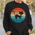 Black Cat 70S 1970S Retro Theme Party Style Vintage Costume Sweatshirt Gifts for Him