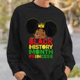 Black History Month Princess African Melanin Girls Toddler Sweatshirt Gifts for Him