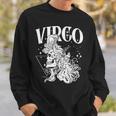 Blackcraft Zodiacsign Virgo Skull Nature Witch Constellation Sweatshirt Gifts for Him