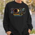 Boerne Texas Total Eclipse Solar 2024 Sweatshirt Gifts for Him