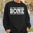 Bone Surname Team Family Last Name Bone Sweatshirt Gifts for Him
