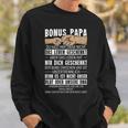 With Bonus Papa Du Hast Mir Zwar Nicht Das Leben Geschenkt Uns Sweatshirt Geschenke für Ihn