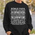 Bonus Papa Sweatshirt Du Hast Mir Zwar Nicht Das Leben Geschenkt Geschenke für Ihn