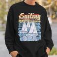 Boote Sailing Opa Papaater Segeln Segelboot Sweatshirt Geschenke für Ihn