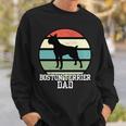 Boston Terrier Papa I Retro Boston Terrier Sweatshirt Geschenke für Ihn