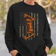 Bow Hunting American Flag Hunter Archery Tree Camouflage Sweatshirt Gifts for Him