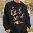 Bride Squad Bridal Shower Bridesmaid Wedding Party Sweatshirt Gifts for Him