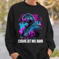 Come At Me Bro Gorilla Vr Gamer Virtual Reality Player Sweatshirt Gifts for Him