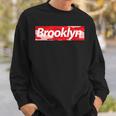 Brooklyn New York Red Camo Box Parody Sweatshirt Gifts for Him