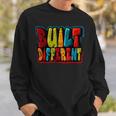 Built Different Graffiti Lover In Mixed Color Sweatshirt Gifts for Him