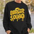 Burger Squad Lover Fast Food Vintage Sweatshirt Gifts for Him