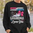 Burnouts Or Bows Gender Reveal Party Announcement Grandma Sweatshirt Gifts for Him