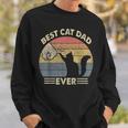 Ca Best Cat Dad Ever Daddy For Fathers Day Sweatshirt Gifts for Him