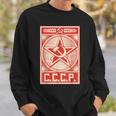 Camisaintage Hammer Sickle Urss Cccp Retro Soviet Camisa de entrenamiento Regalos para él