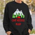 Camp Morning Wood Camping Sweatshirt Gifts for Him