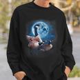 Canadian Goose Howling At The Moon Silly Goose Sweatshirt Gifts for Him