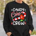 Candy Cane Merry And Bright Christmas Lights Candy Costume Sweatshirt Gifts for Him