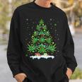 Cannabis Christmas Tree Xmas Smoking Weed Marijuana Sweatshirt Gifts for Him