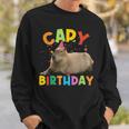 Capy Birthday Capybara Animals Boys Girls Birthday Sweatshirt Gifts for Him
