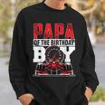 Car Racing Papa Of Birthday Boy Formula Race Car Driver Sweatshirt Gifts for Him