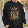 Cartas Góticas Del Tarot De La Bruja Del Diablo Horror Oculto Camisa de entrenamiento Regalos para él