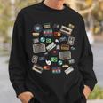 Cassette Tapes Mixtapes 1980S Radio Music Vintage Sweatshirt Gifts for Him