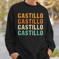 Castillo Last Name Family Reunion Surname Personalized Sweatshirt Gifts for Him