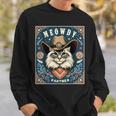 Cat Cowboy Mashup Meowdy Partner Poster Western Sweatshirt Gifts for Him