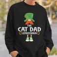 The Cat Dad Leprechaun Saint Patrick's Day Party Sweatshirt Gifts for Him