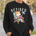 Cat Retired Retirement Plan Meow Animal Lover Sweatshirt Gifts for Him