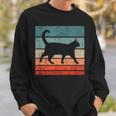 Cat Retro Style Vintage Sweatshirt Gifts for Him