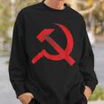 Cccp Ussr Hammer Sickle Flag Soviet Communism Sweatshirt Geschenke für Ihn