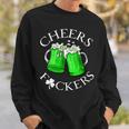 Cheers FCkers St Patrick's Day Lucky Sweatshirt Gifts for Him